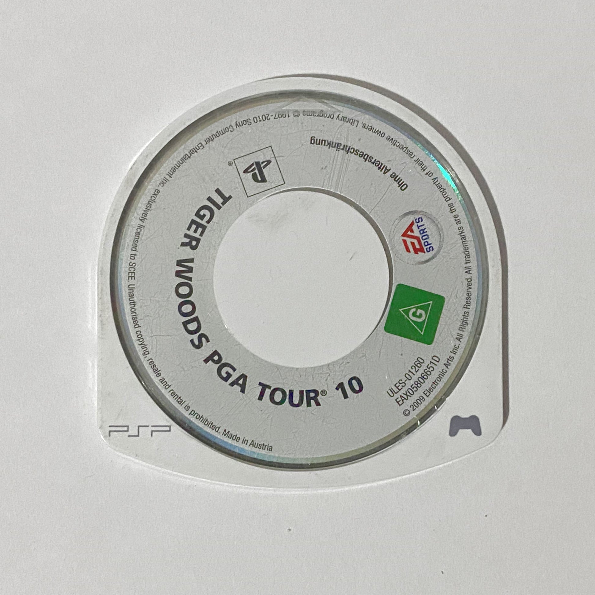 Tiger Woods PGA Tour 10 - PSP