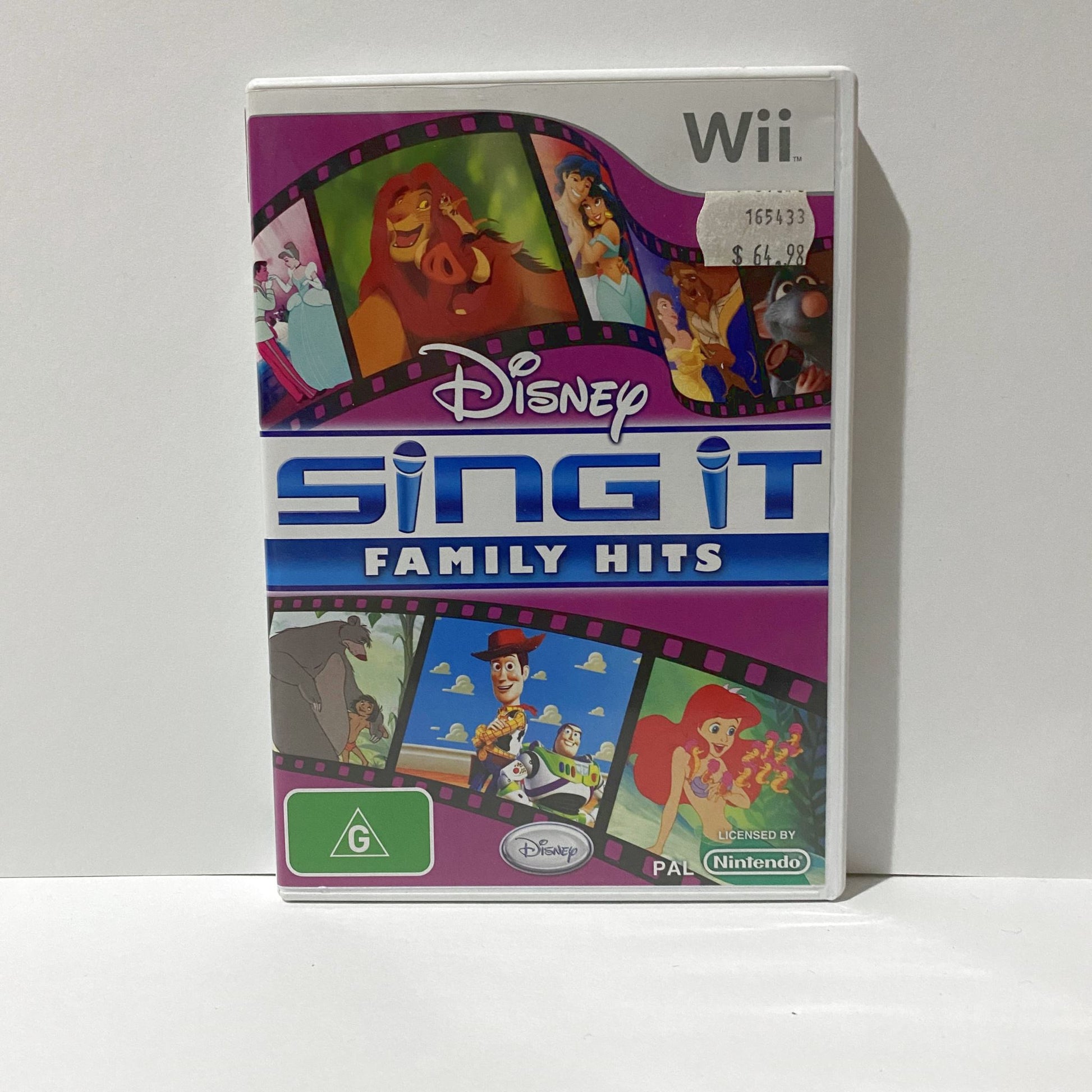Disney Sing It Family Hits - Nintendo Wii