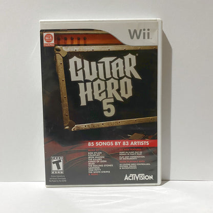 Guitar Hero 5 NTSC - Nintendo Wii