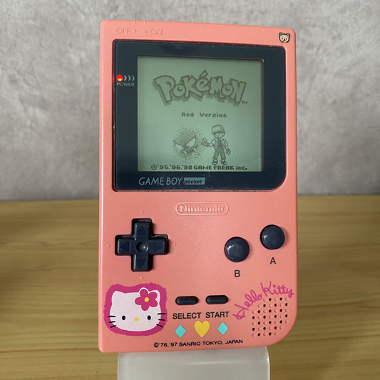 Nintendo Gameboy Pocket Pink Hello Kitty with Sanrio Uranai Party Hello Kitty