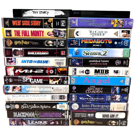 VHS Bulk Lot Movies
