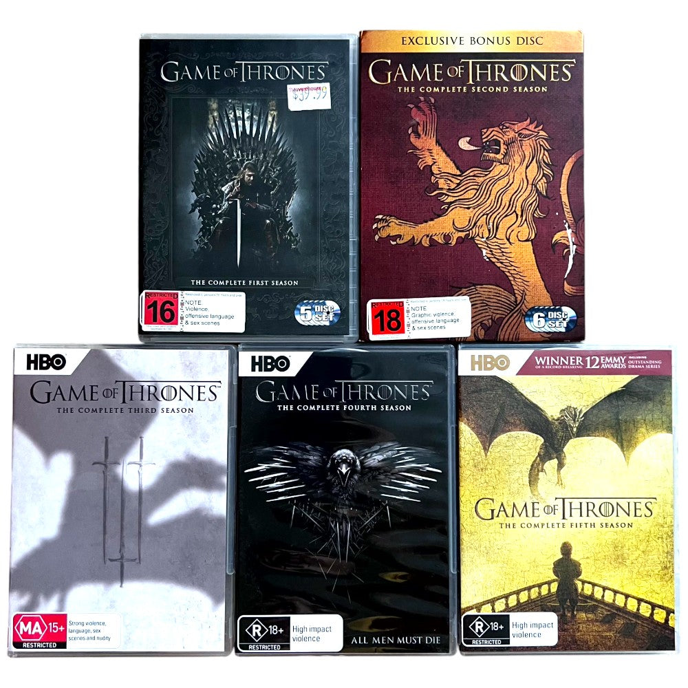 Game of Thrones Seasons 1-5
