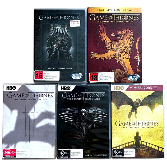 Game of Thrones Seasons 1-5