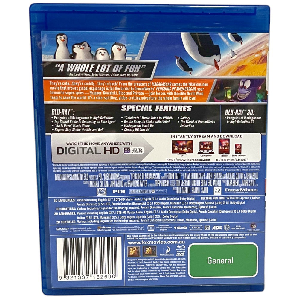 Penguins of Madagascar - Blu-Ray