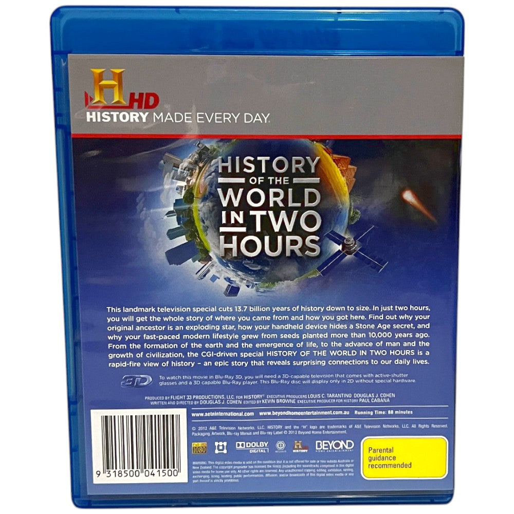 History Of The World In Two Hours 3D - Blu-Ray