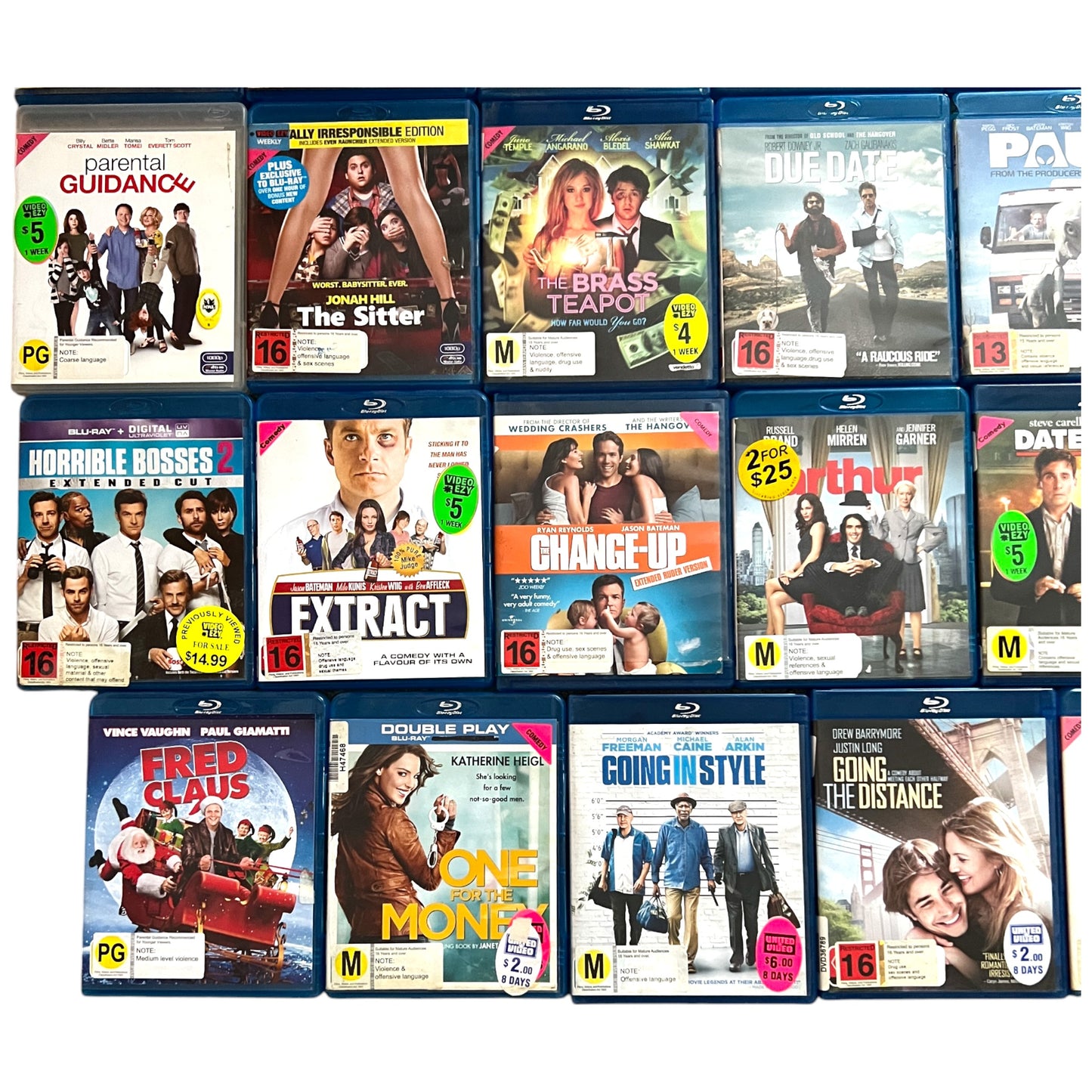 45 Comedy Bulk Movies  - Blu-Ray