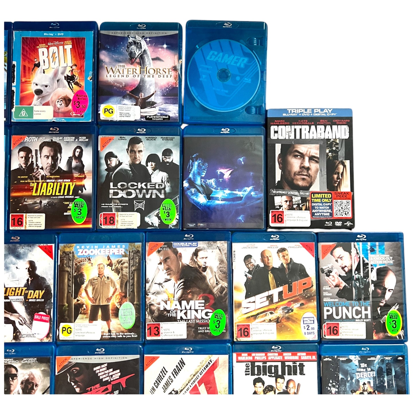 58 Bulk Lot Movies - Blu-Ray