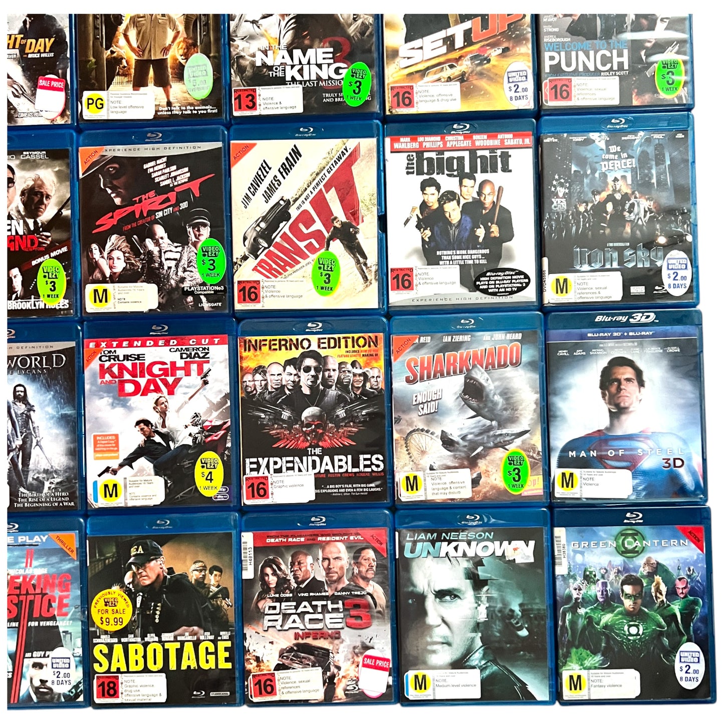 58 Bulk Lot Movies - Blu-Ray