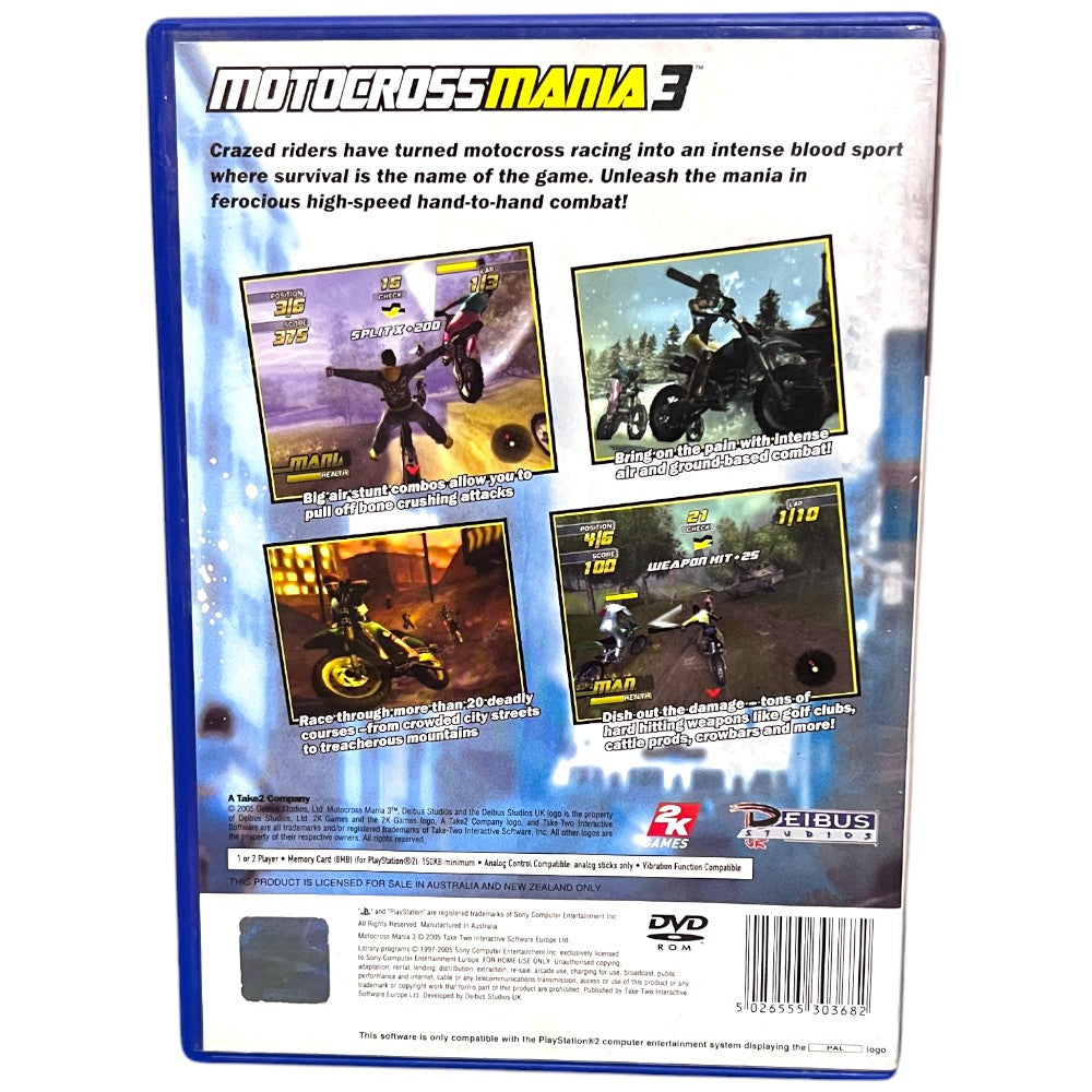 Motocross Mania 3 - PS2