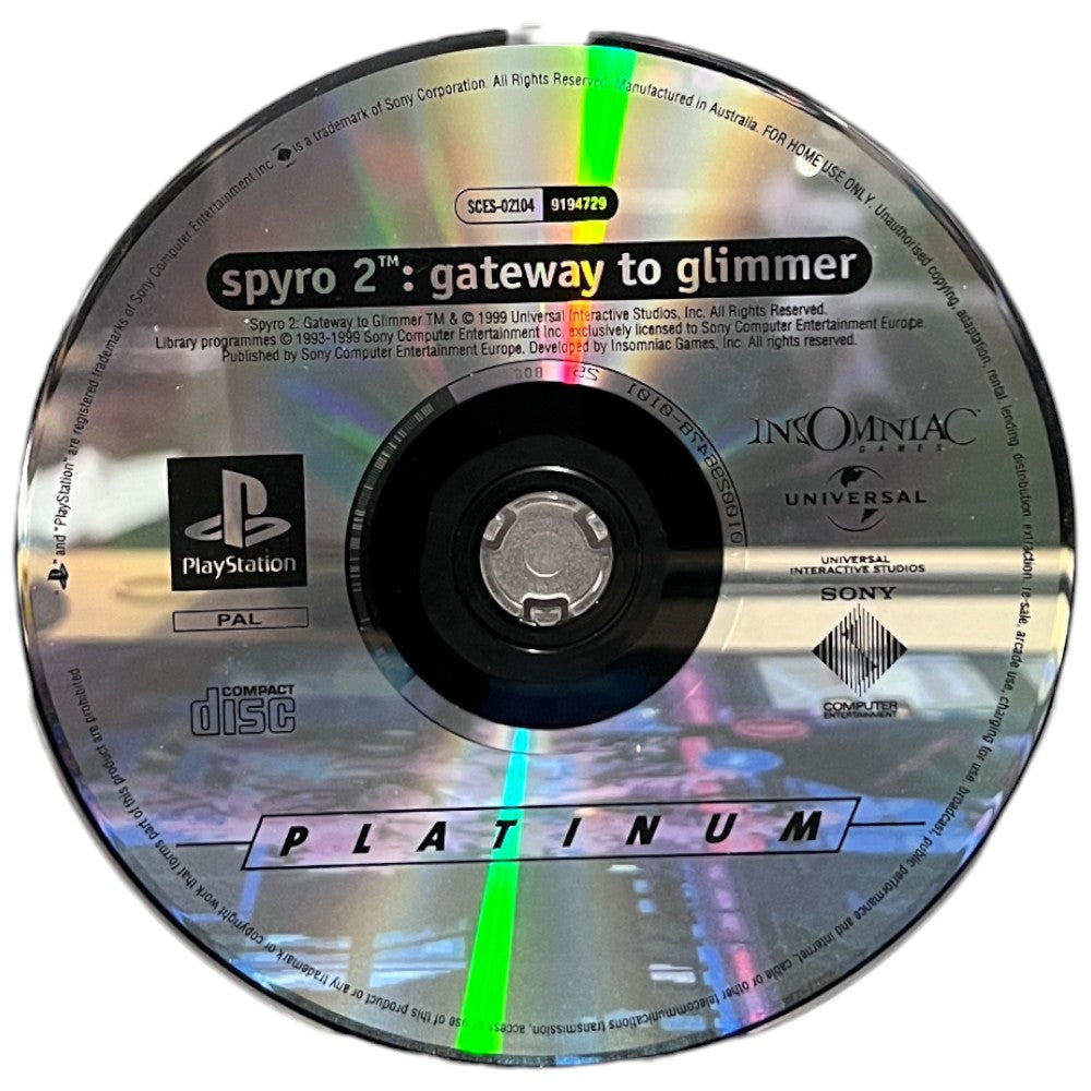 Spyro 2: Gateway To Glimmer - PS1