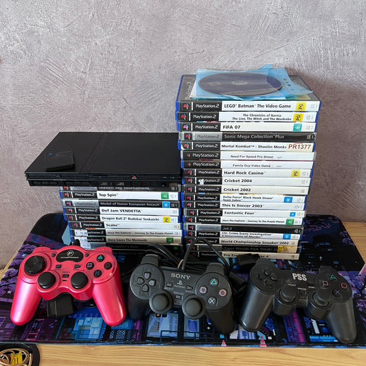 PlayStation 2 Console & Games Bundle - PS2