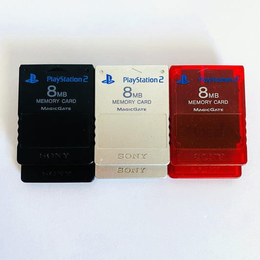 SONY Playstation 2 Memory Card -Multiple Colours-