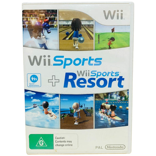 Wii Sports + Wii Sports Resort - Nintendo Wii