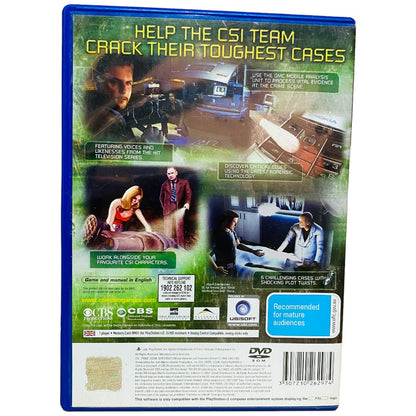 CSI: Crime Scene Investigation - 3 Dimensions of Murder - PS2