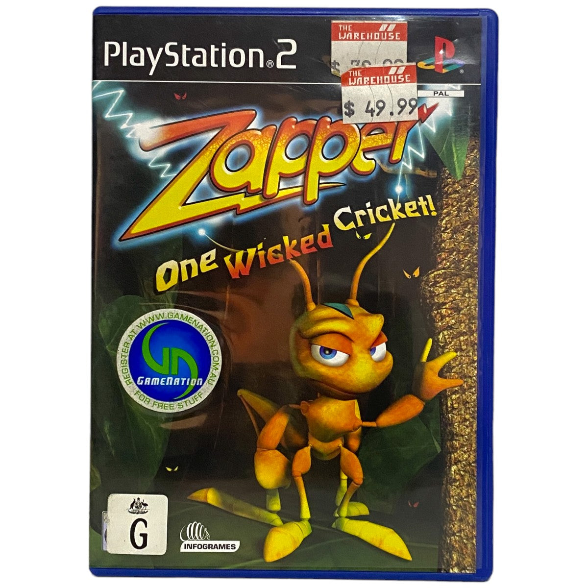 Zapper: One Wicked Cricket! - PS2