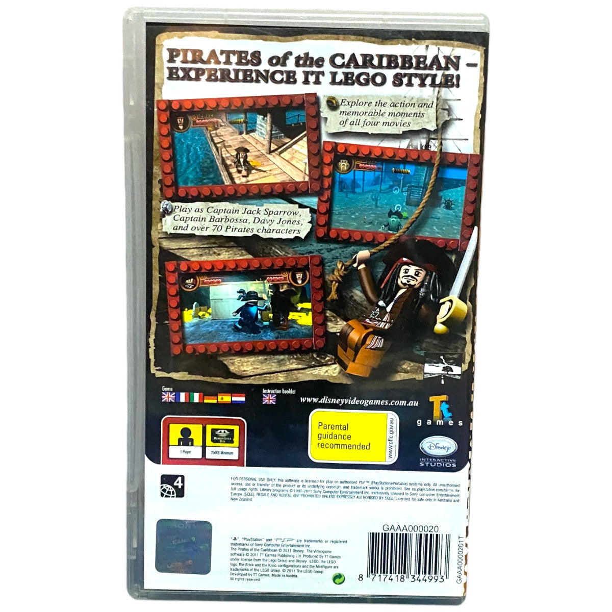 LEGO Pirates of the Caribbean: The Video Game - PSP