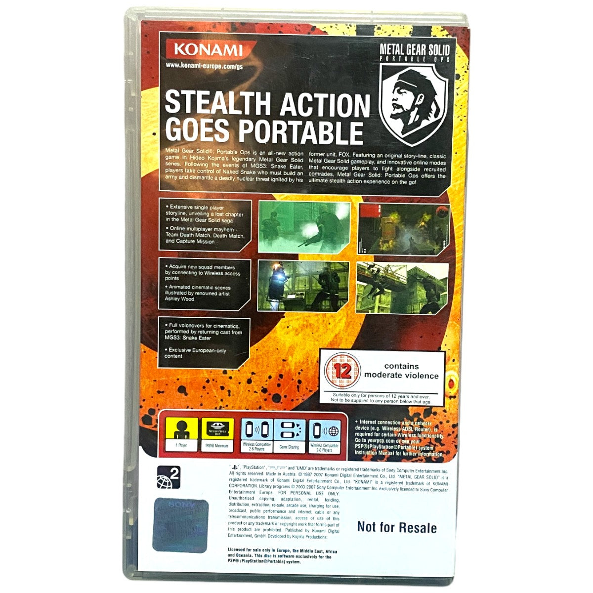 Metal Gear Solid: Portable Ops - PSP
