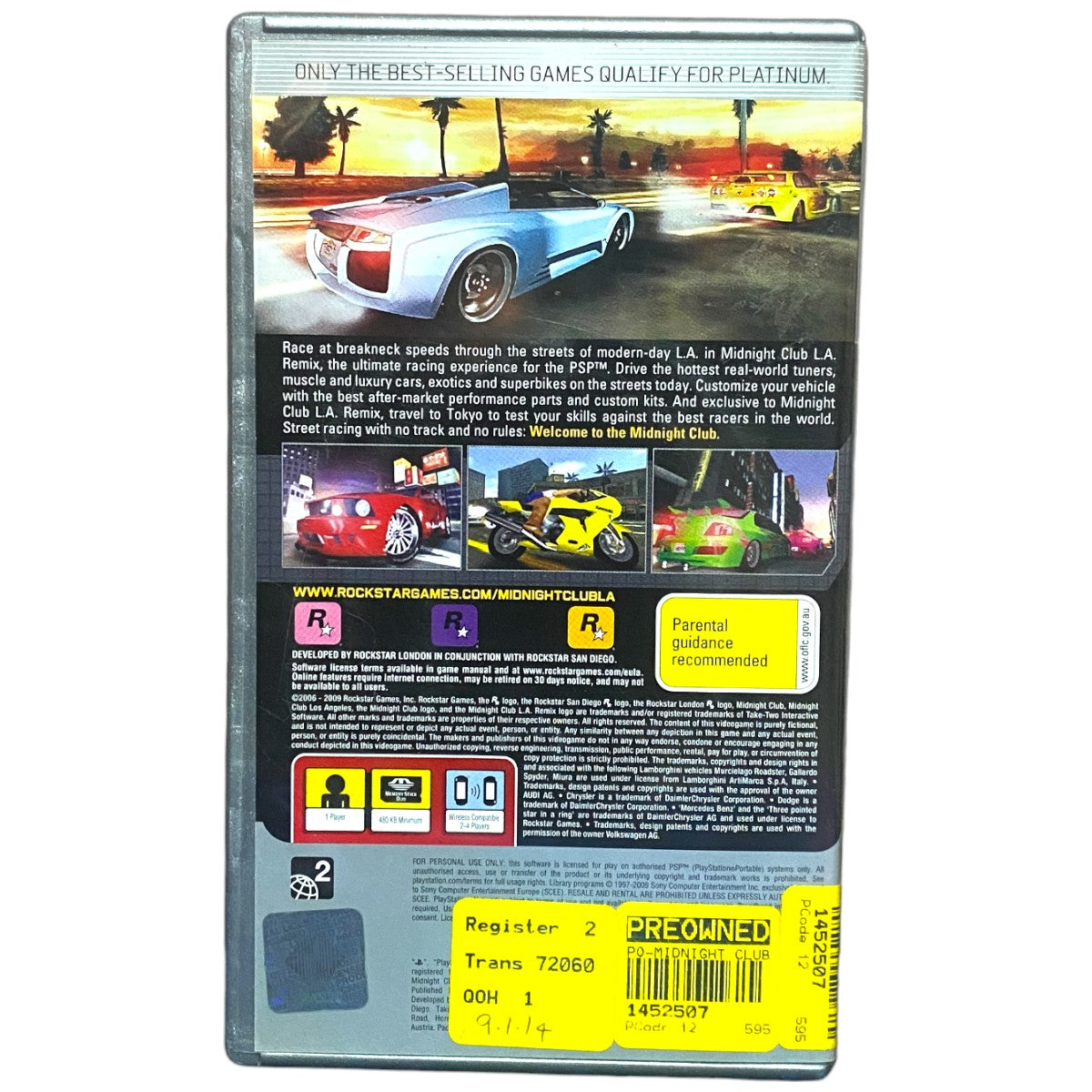 Midnight Club: L.A. Remix - PSP