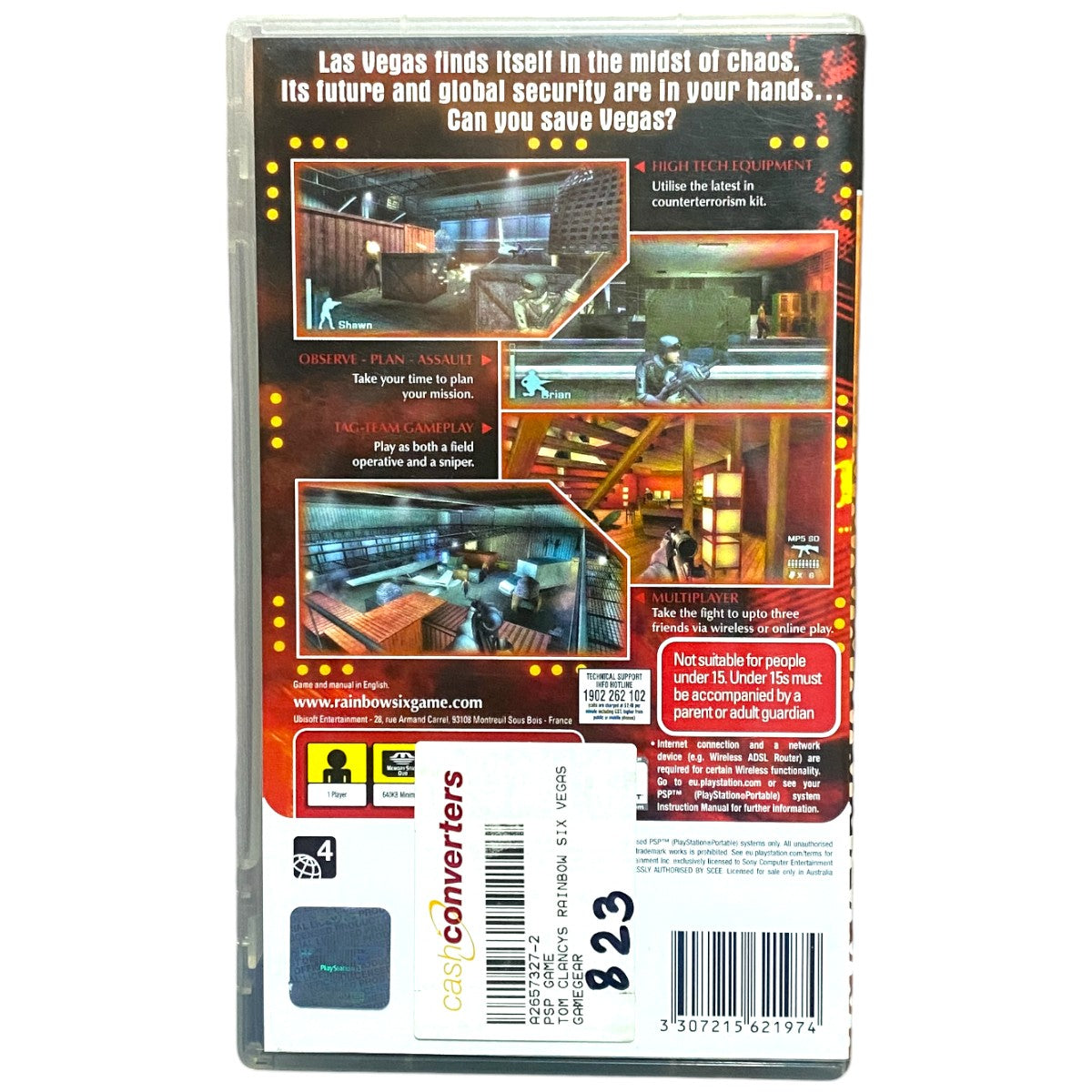 Tom Clancy's Rainbow Six: Vegas - PSP