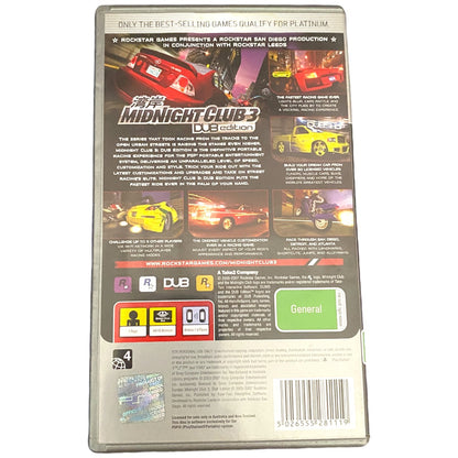 Midnight Club 3: DUB Edition - PSP