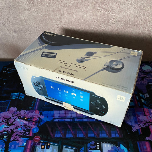 Modded SONY PSP 1002 Console Boxed - Black