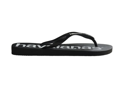 Havaianas Alpargatas Rubber Thongs Jandals Top Logo Mania FC Petro Black Mens